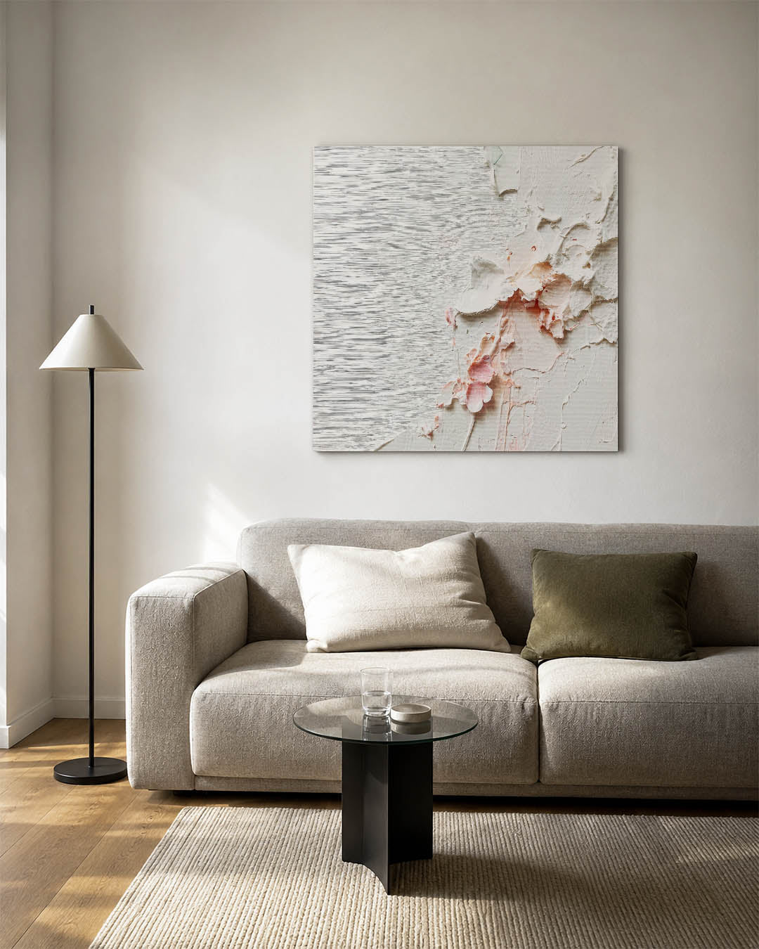 Textuur en lagen Kunstwerk