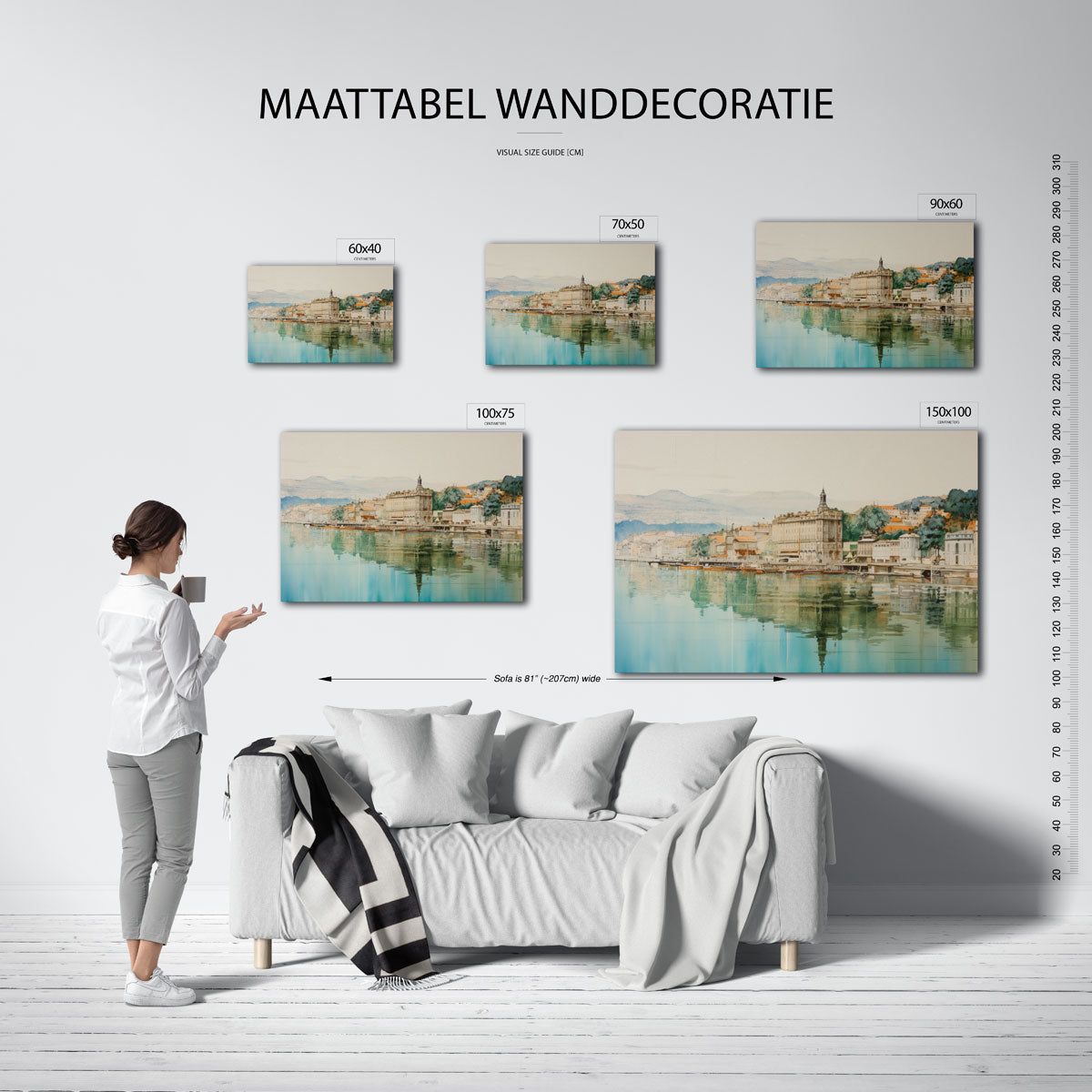 Stad aan het water Kunstwerk
