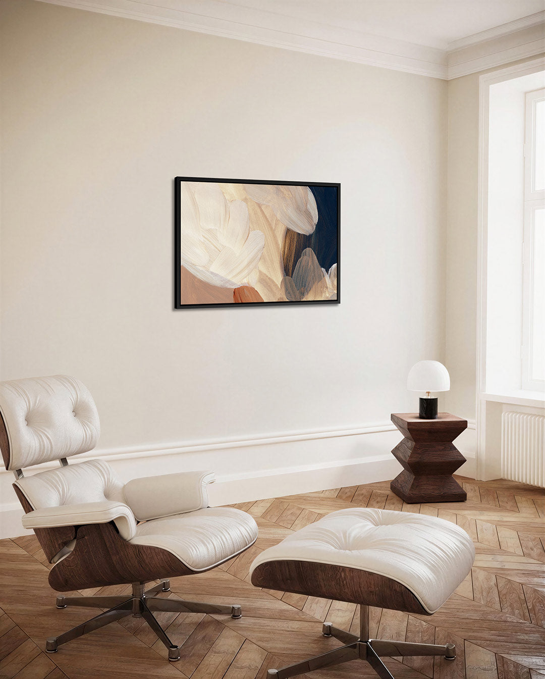 Organische borstelslag Kunstwerk