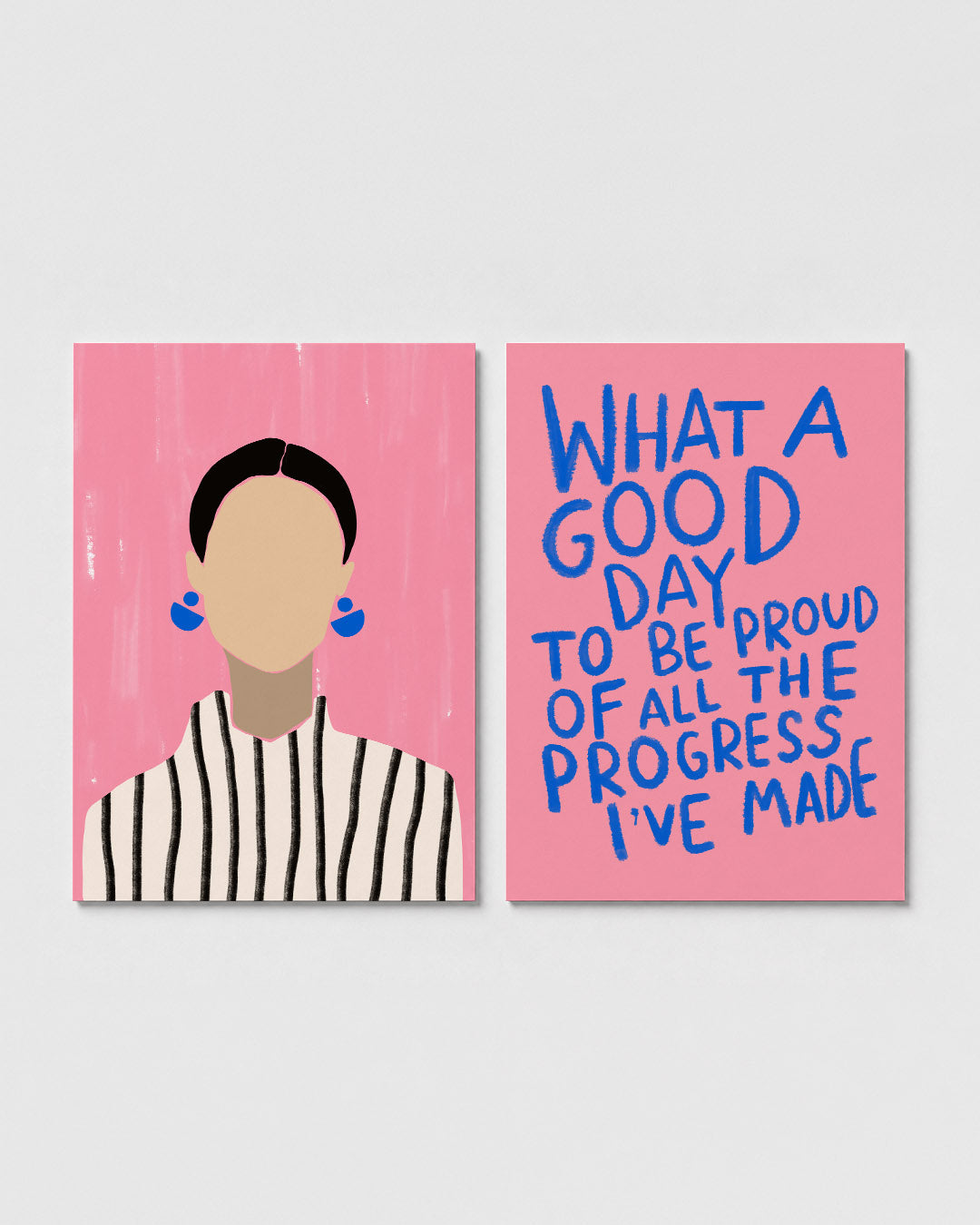 Kleurrijke eenvoud Posterset