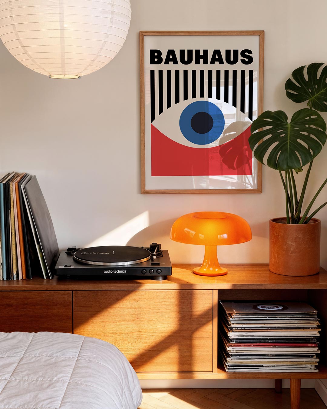 Oog en lijnen Poster