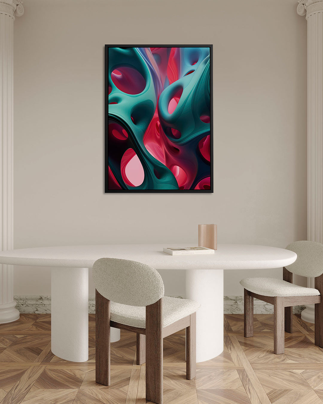 Organische vormen Kunstwerk