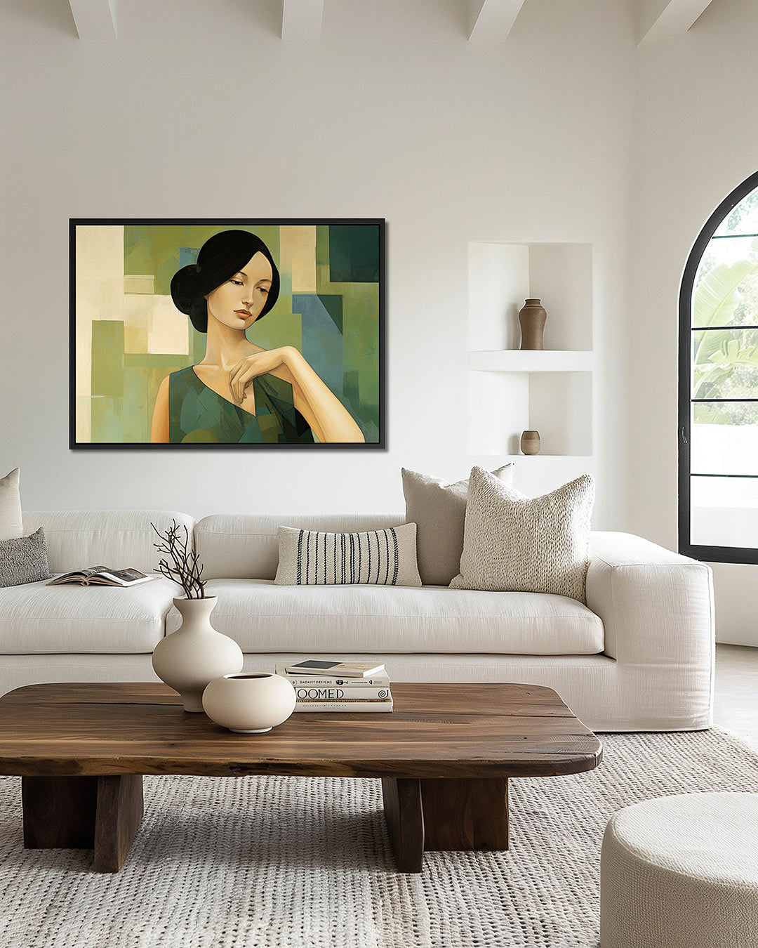 Vrouwelijk portret Kunstwerk
