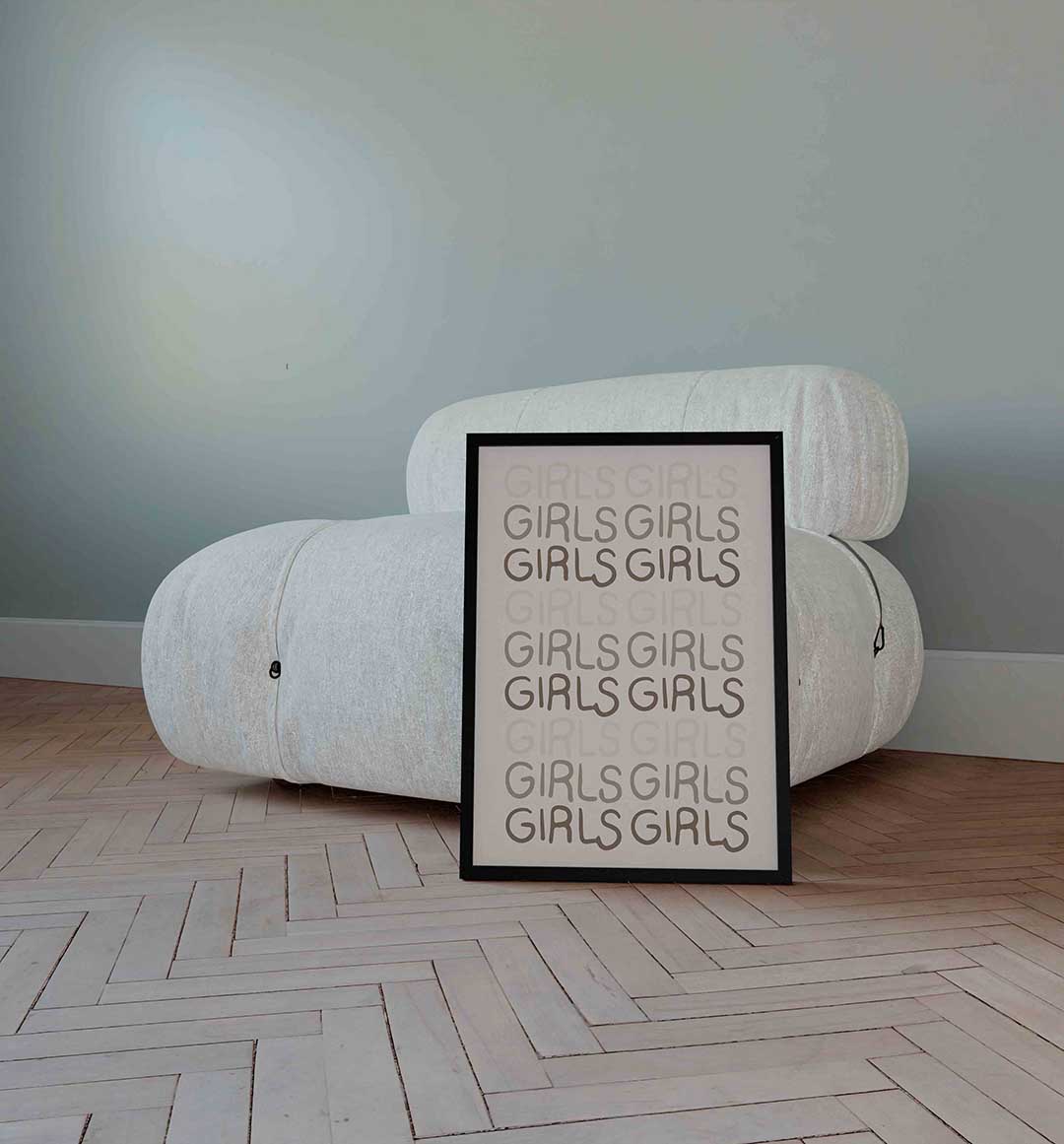 Meervoudige girls Poster