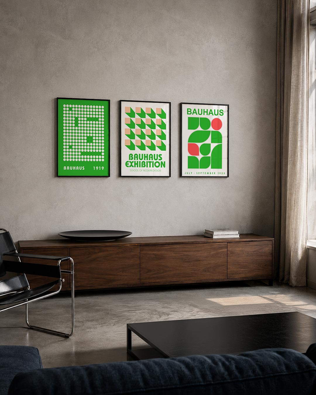Cirkelpatroon ritme Posterset