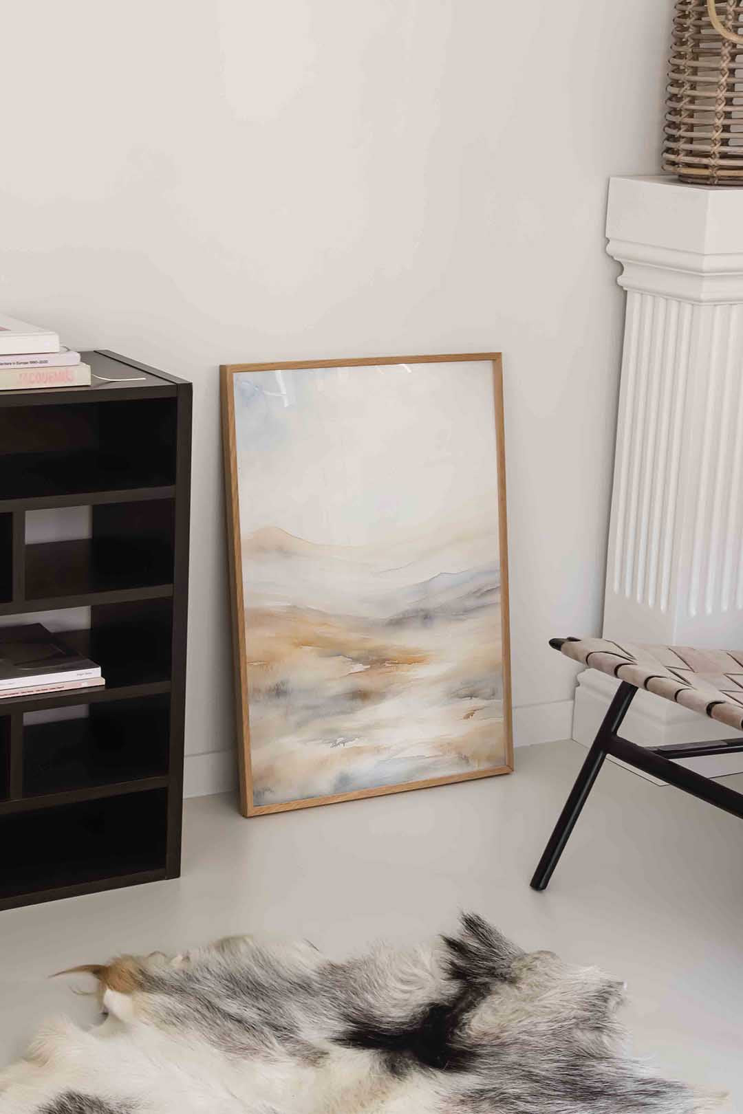 Landschap in zachte tinten Poster