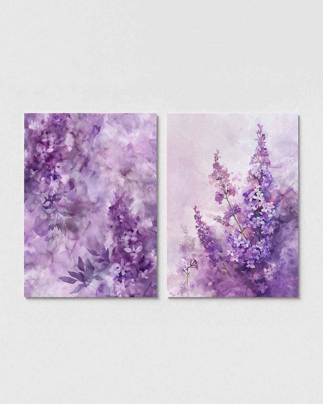 Bloemige vervaging Posterset