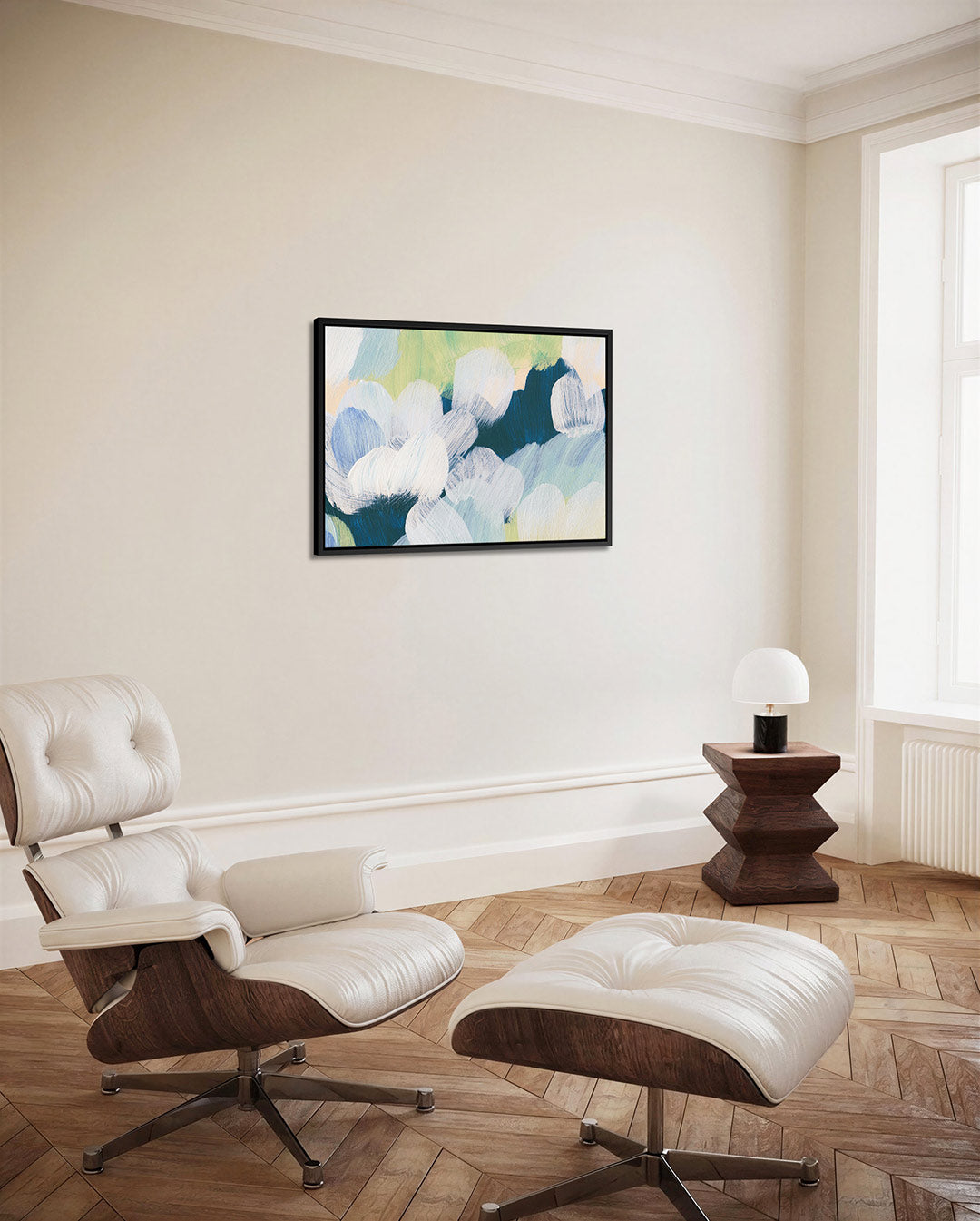 Kleurrijke borstelstreken Kunstwerk
