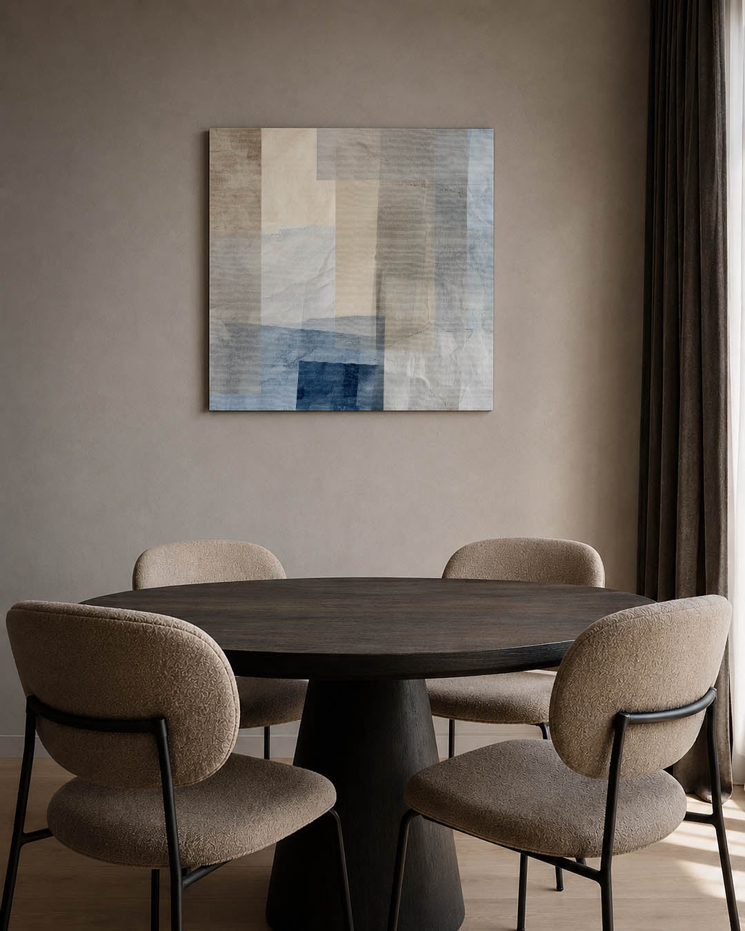 Gelaagde compositie Kunstwerk