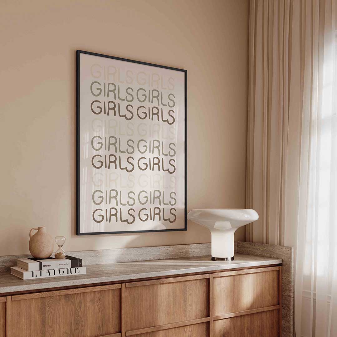 Meervoudige girls Poster