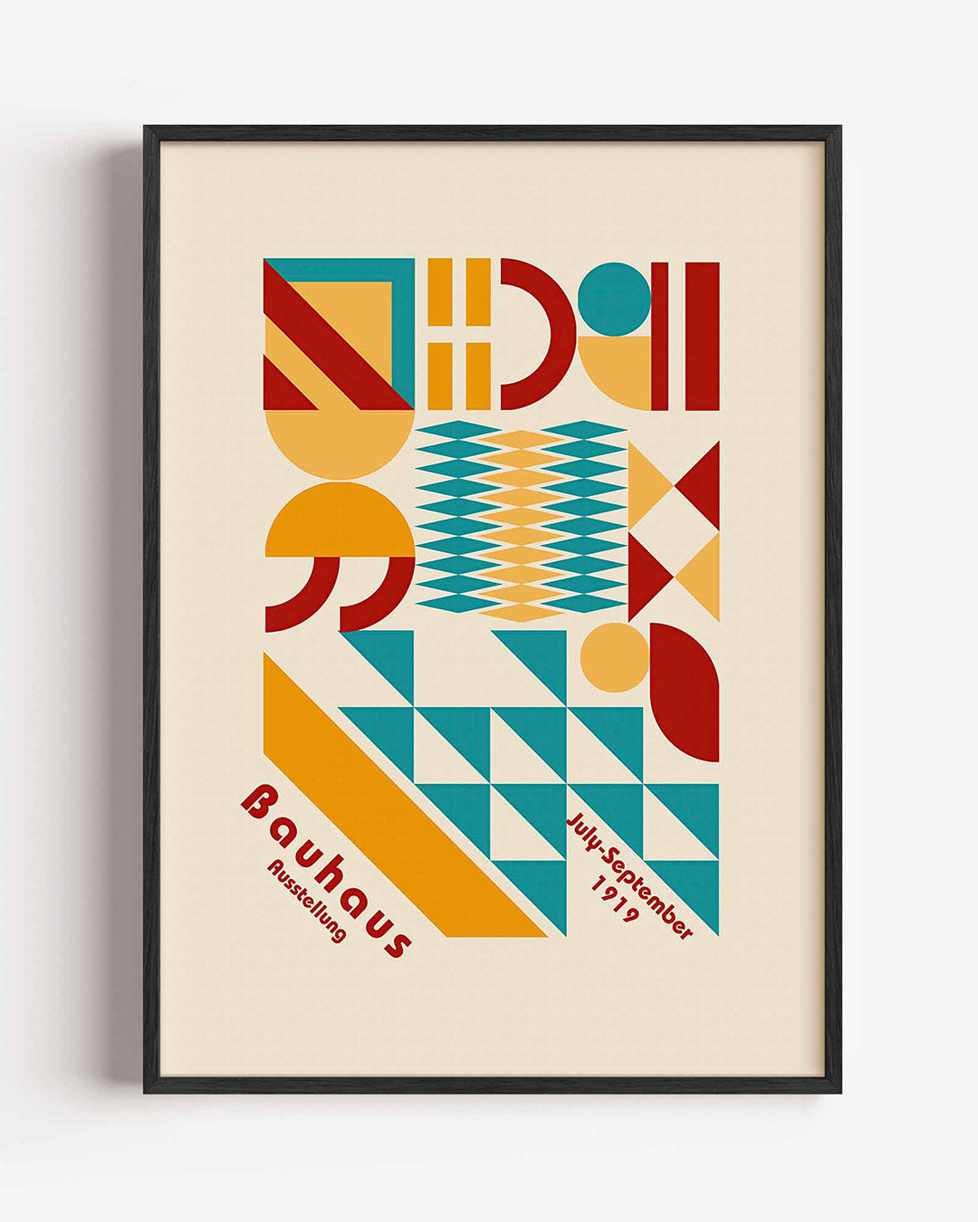 Vormritme en kleur Poster