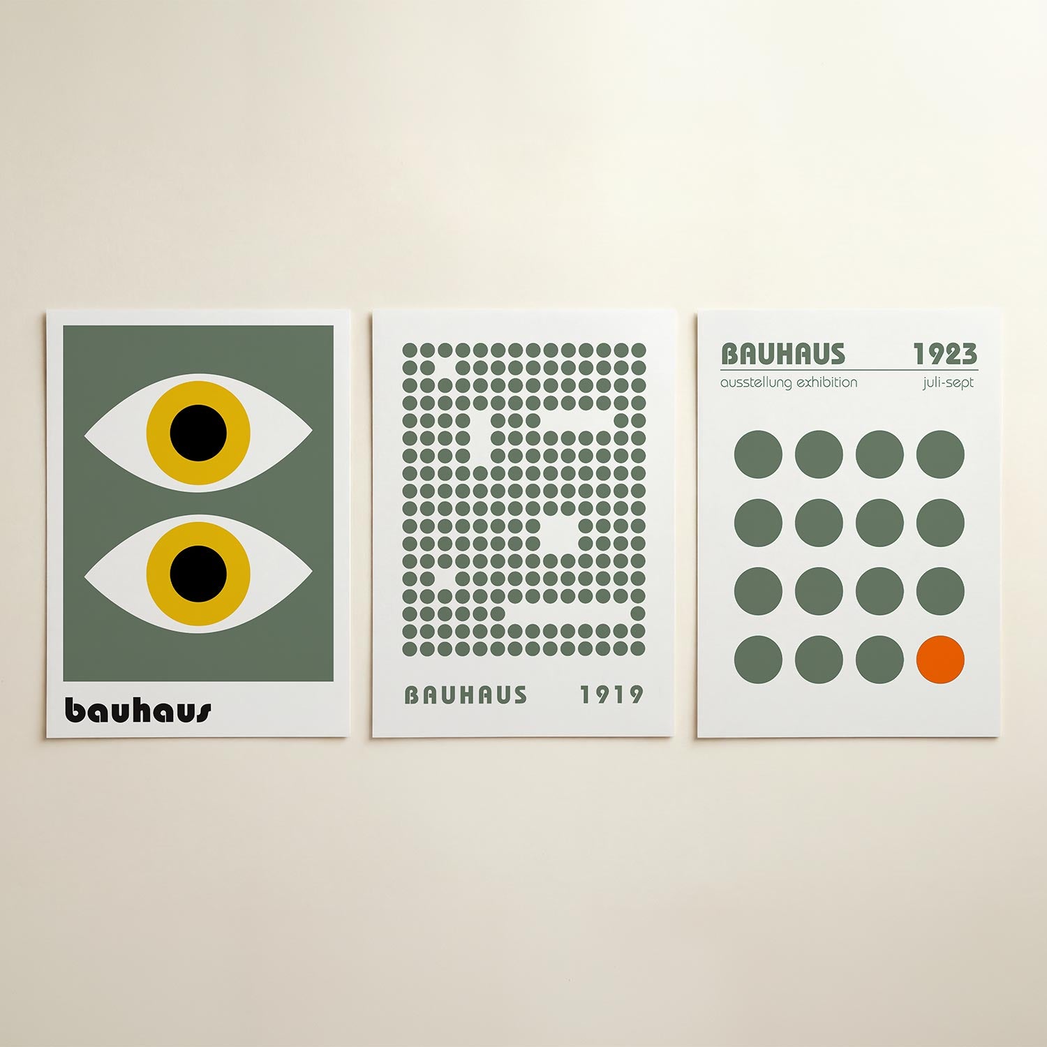 Oogvormen en kleur Posterset