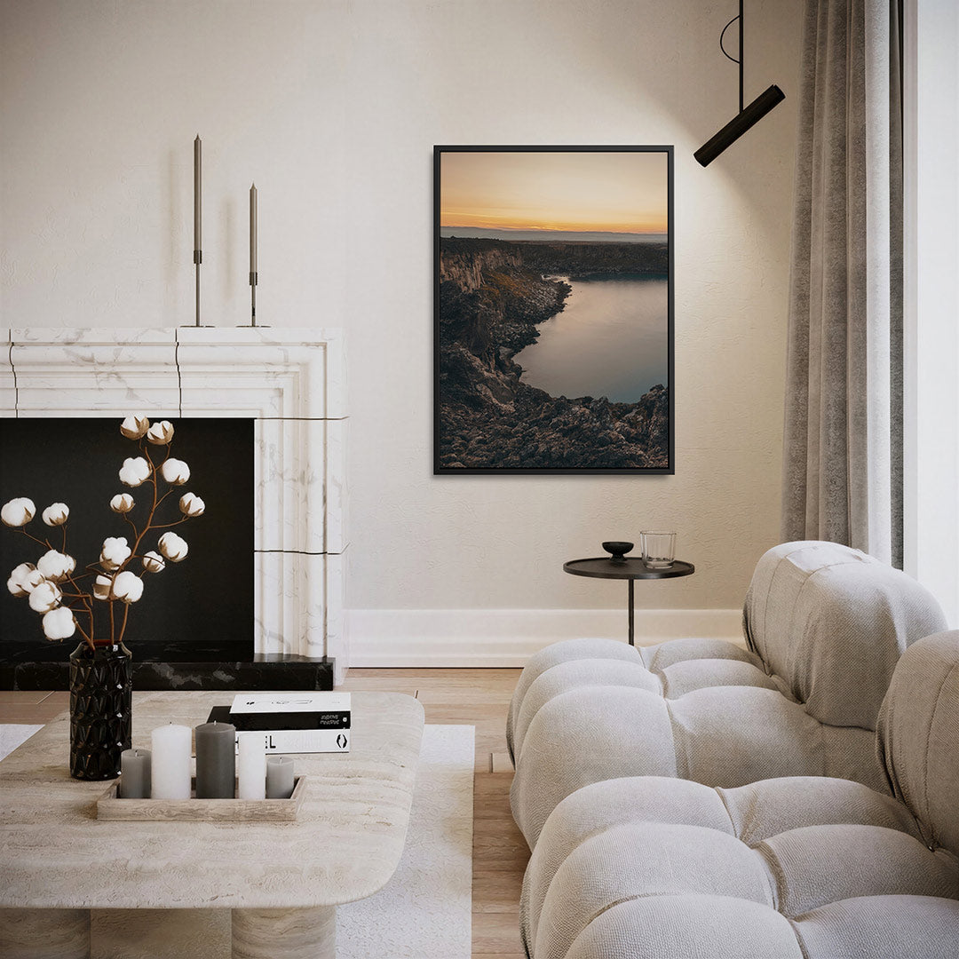 Rustige kustlijn Kunstwerk
