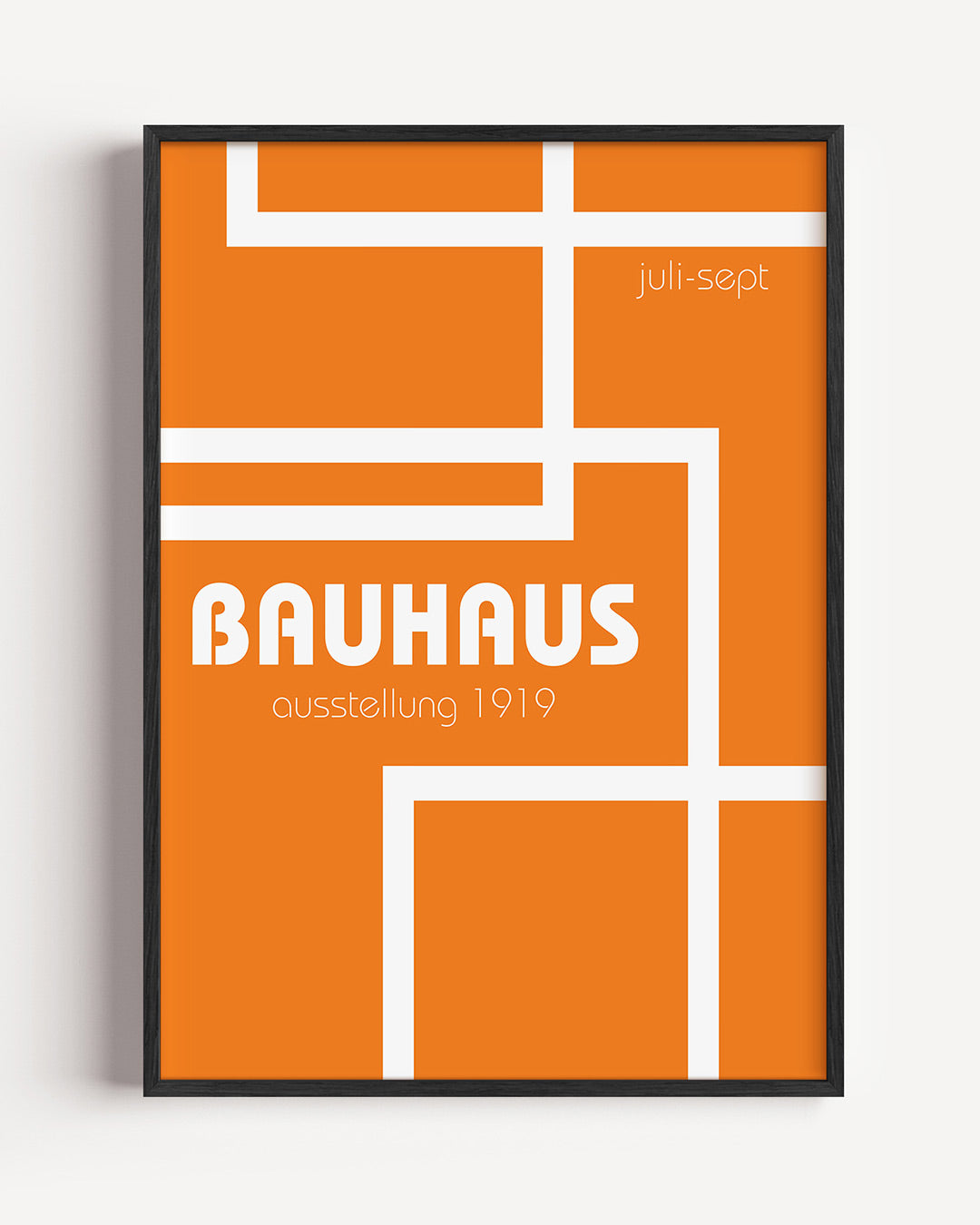 Lijnen en kleurvlakken Poster