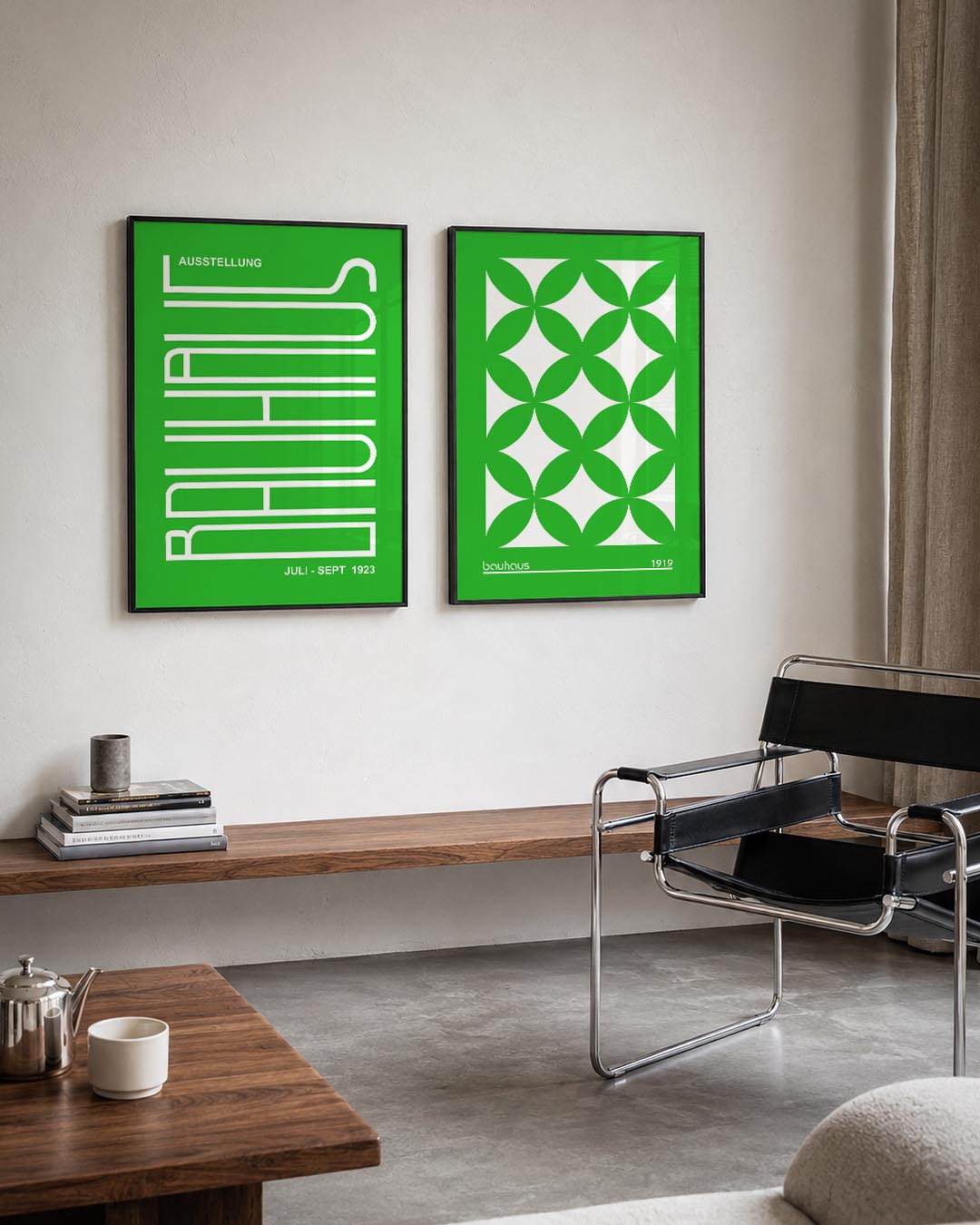 Lijnen en kleur Posterset