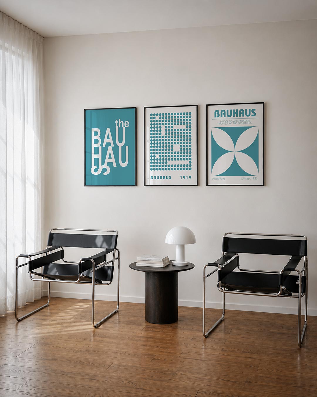 Typografisch spel Posterset