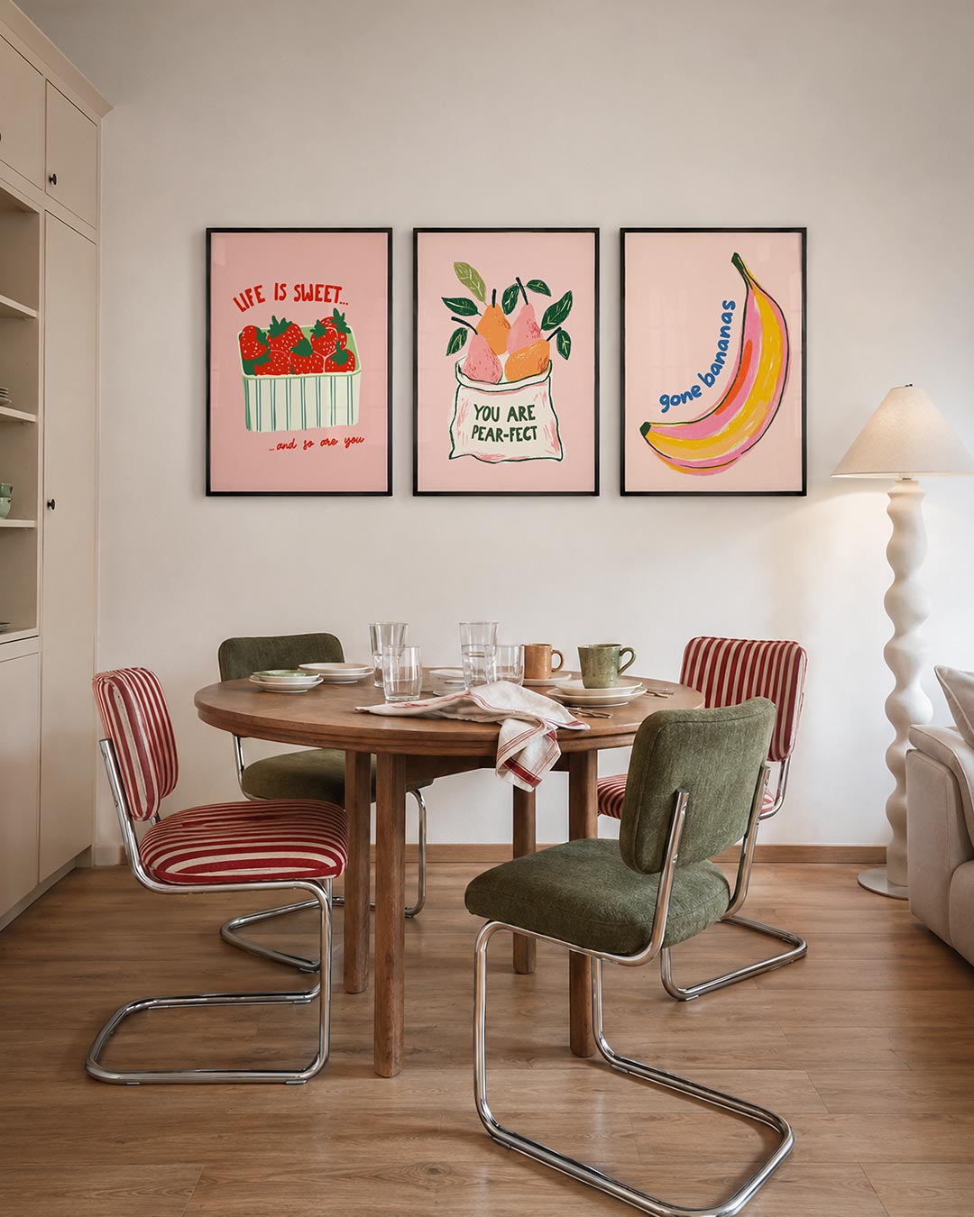 Zoete boodschap Posterset