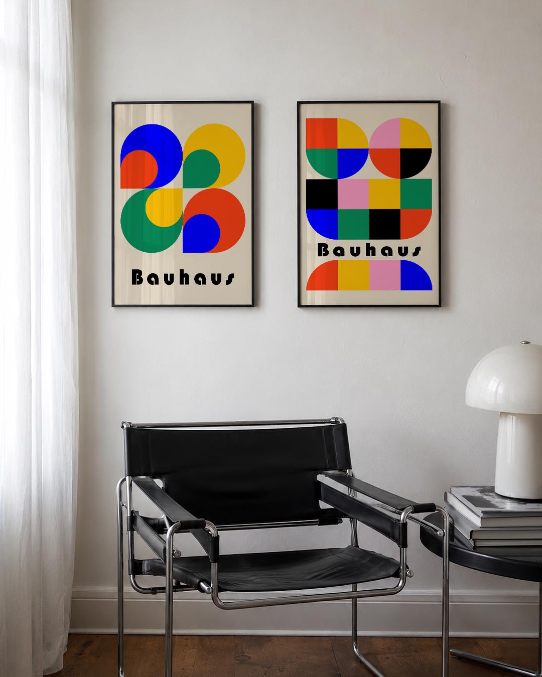 Kleurrijke vormen Posterset
