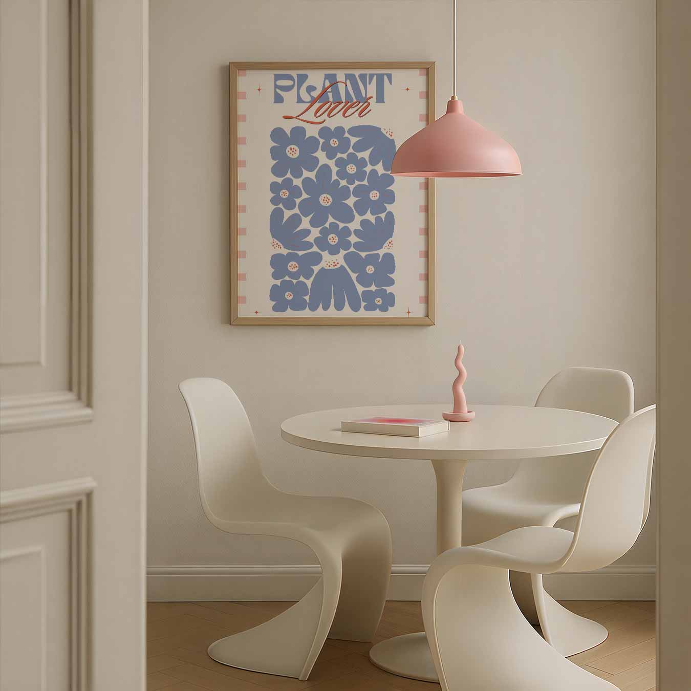 Bloemenliefhebber Poster-WallArtistic