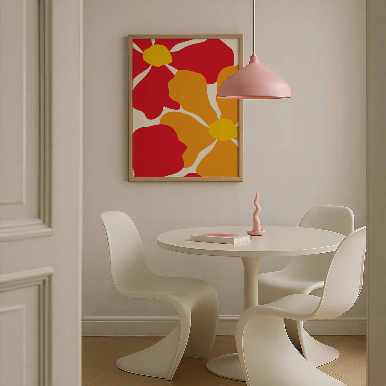 Bloemenpracht Kleurrijke Poster-WallArtistic