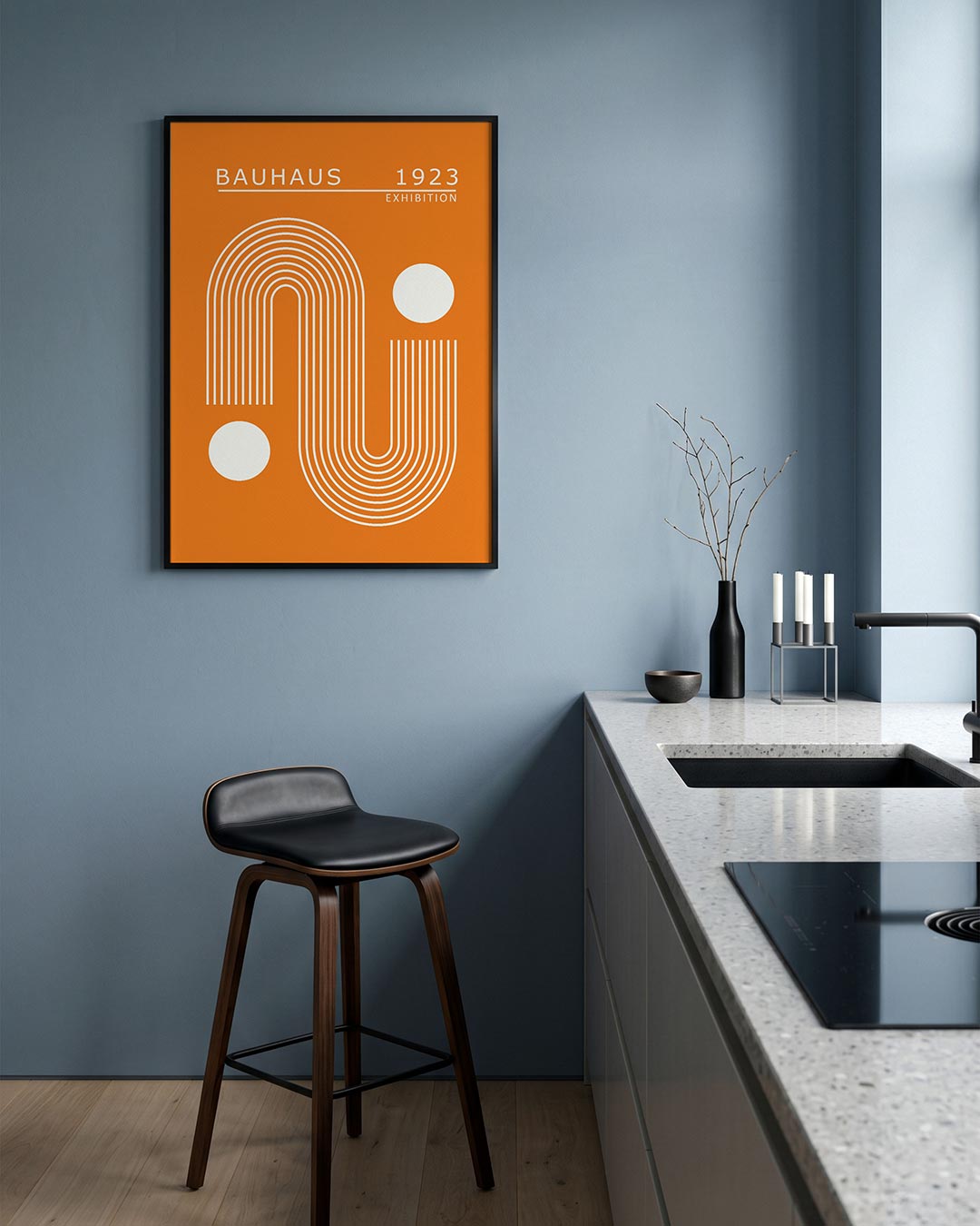 Lijnen en cirkels Poster