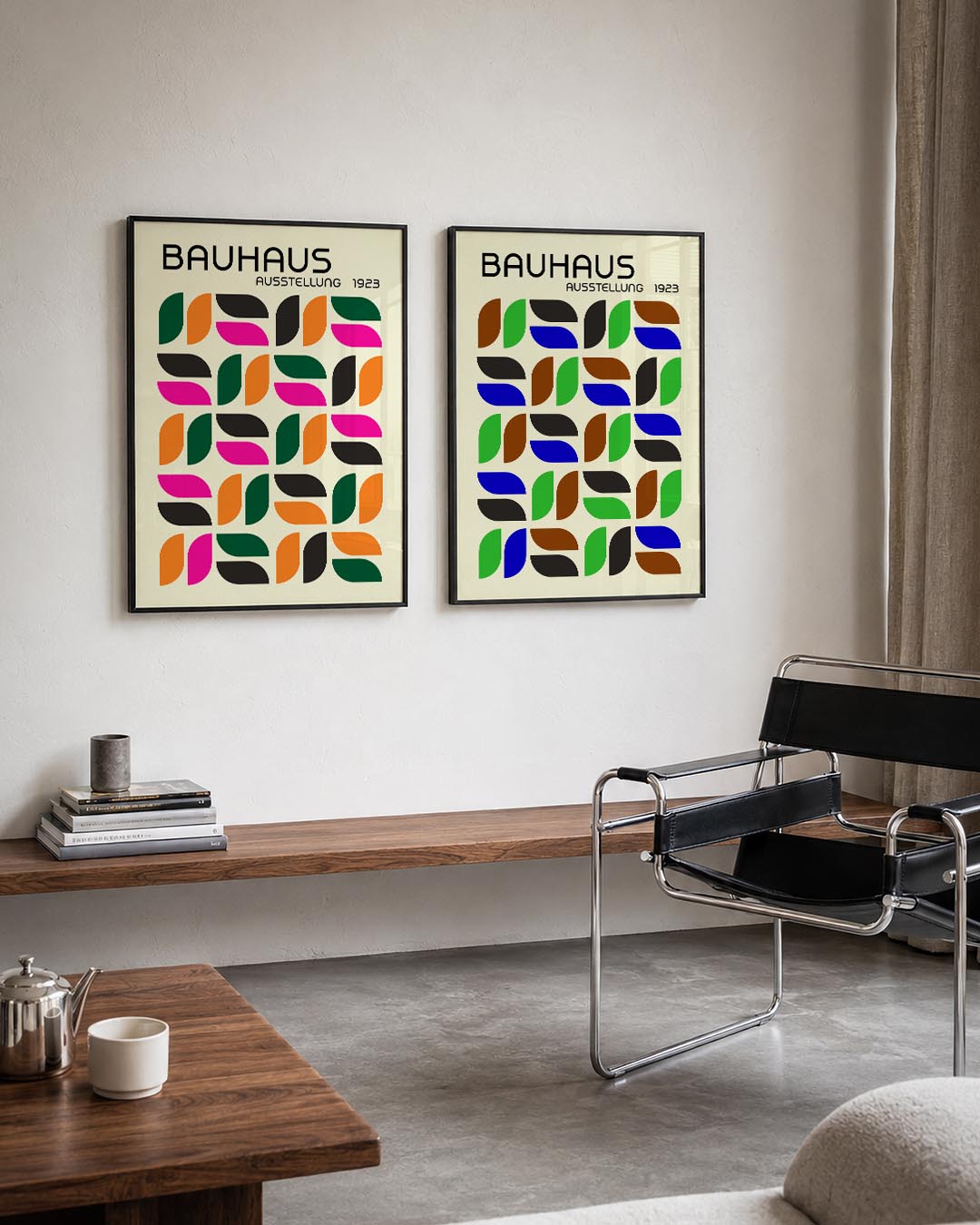 Vorm en kleurenspel Posterset