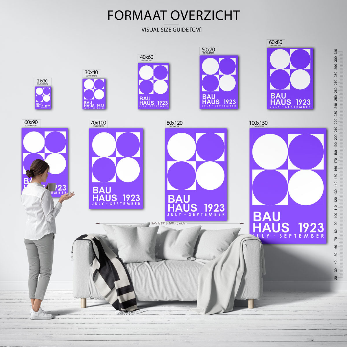Vormen en vlakken Poster