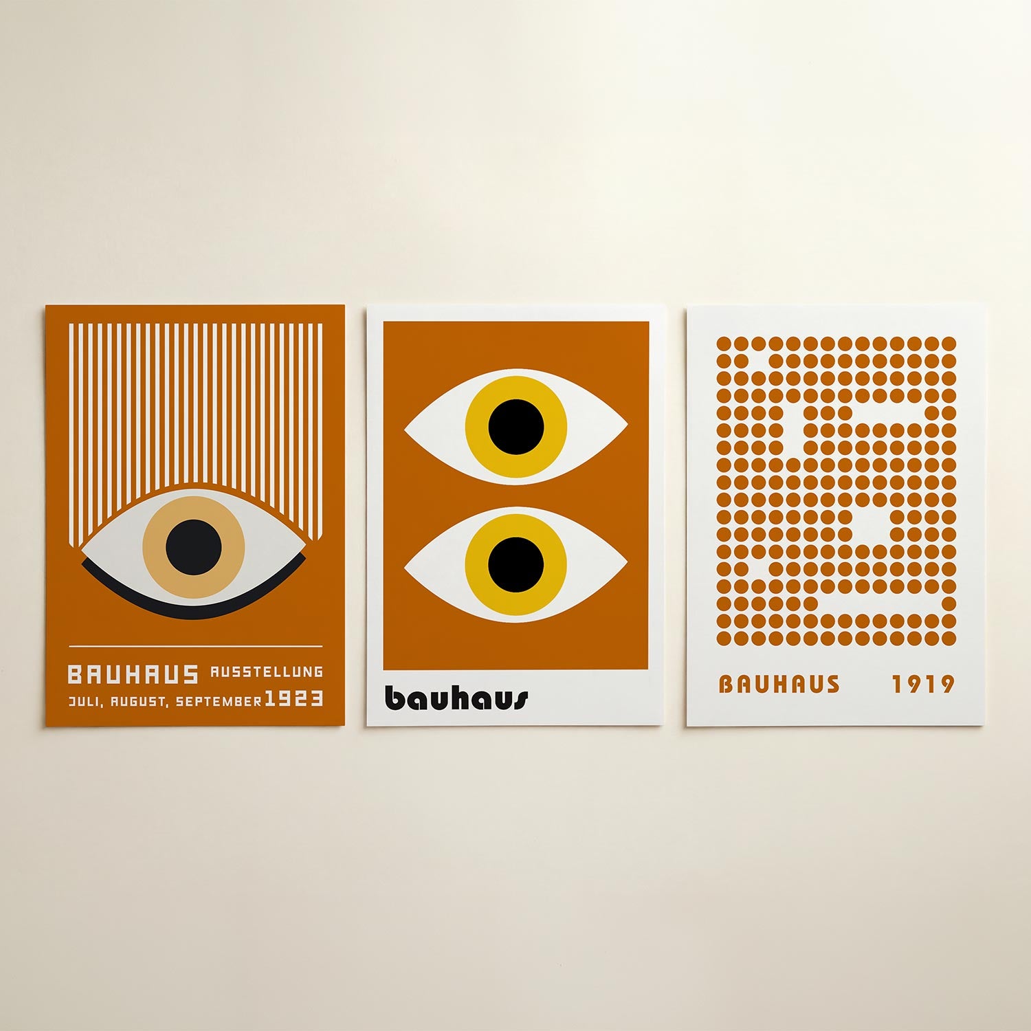 Lijnen en oog Posterset