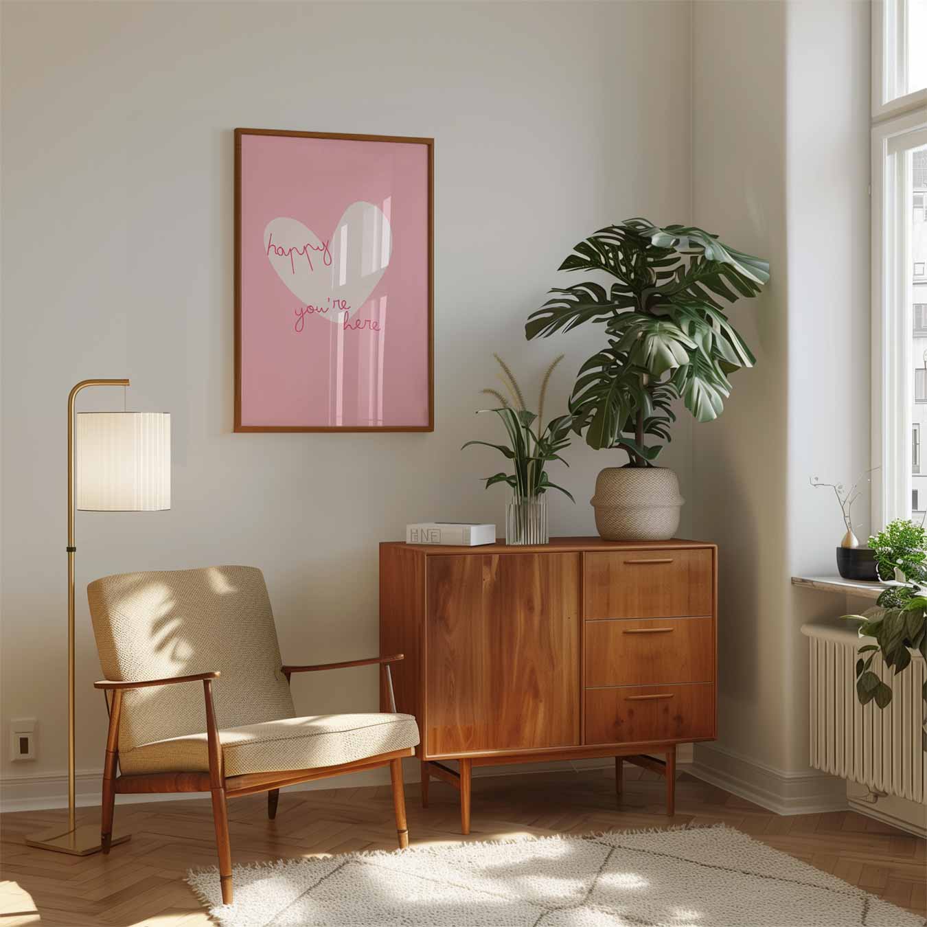 Liefdevolle Welkomstposter-WallArtistic