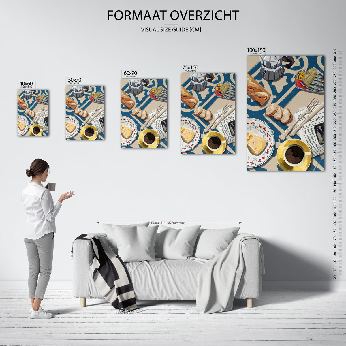 Ontbijt compositie Kunstwerk