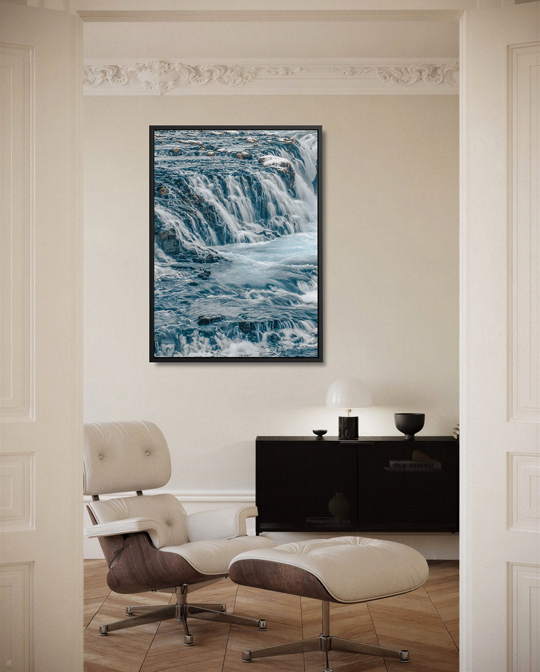 Dynamische waterval Kunstwerk