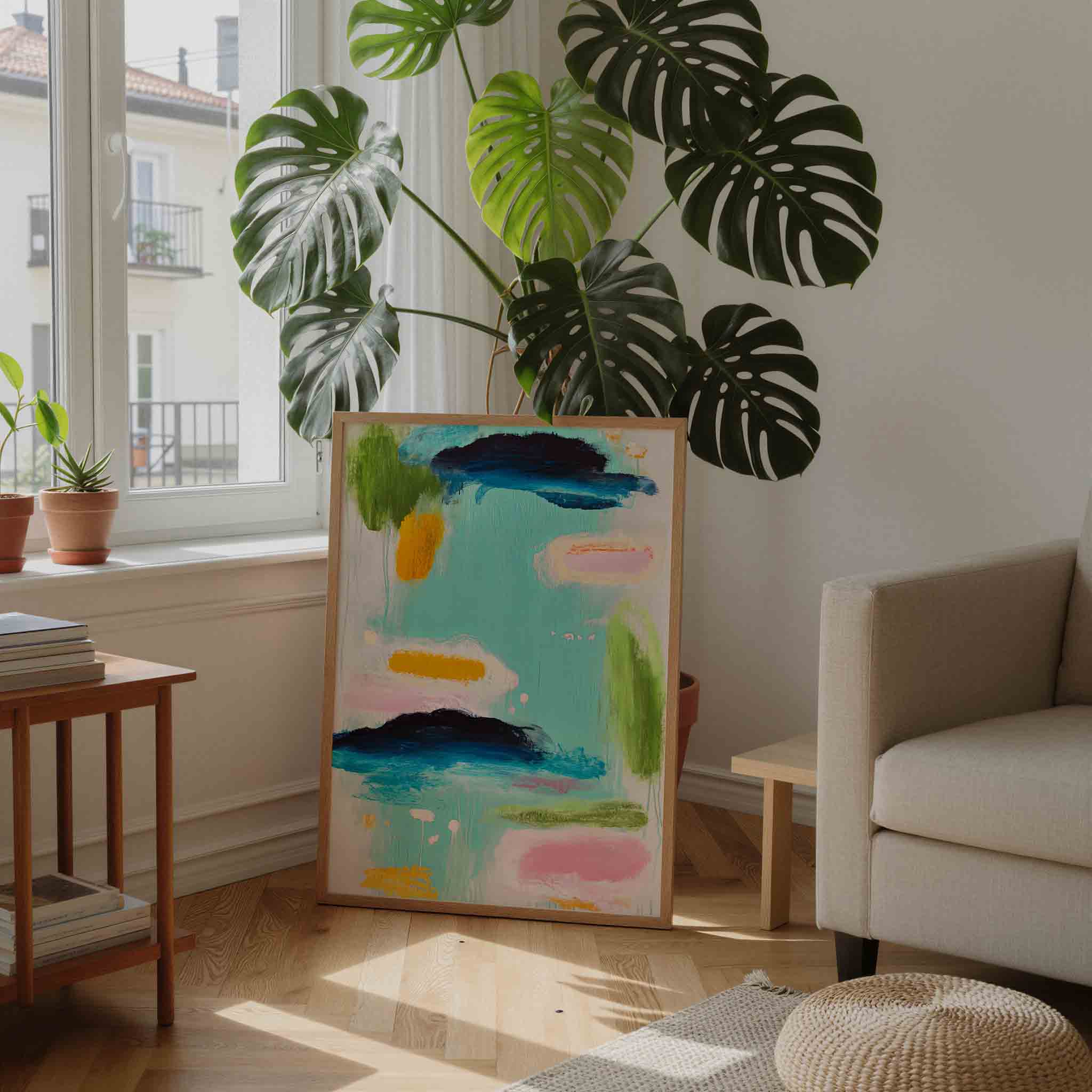 Abstracte vormen Poster