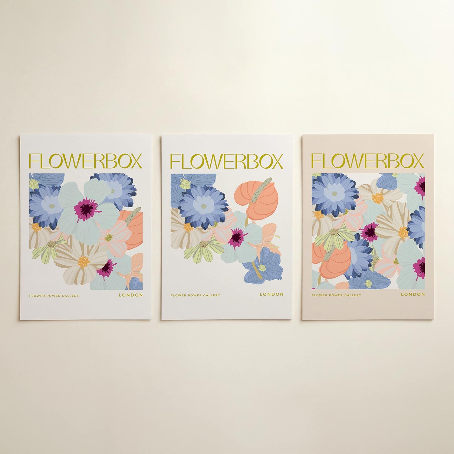 Bloemenexplosie Posterset