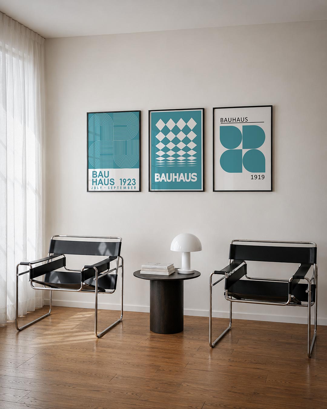 Lijnen en kleurvlakken Posterset