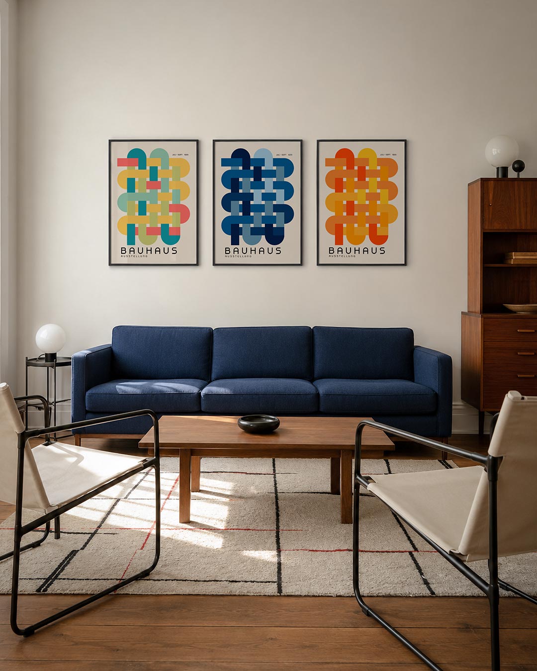 Vlechtwerk kleuren Posterset