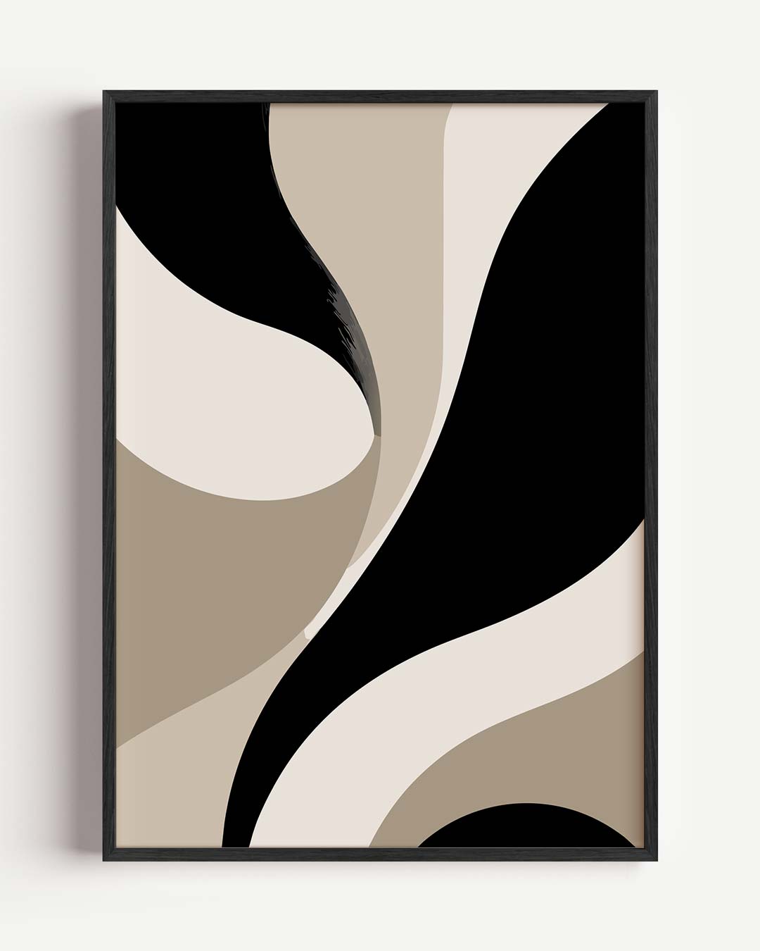 Stijlvolle Abstracte Vormen Poster-WallArtistic