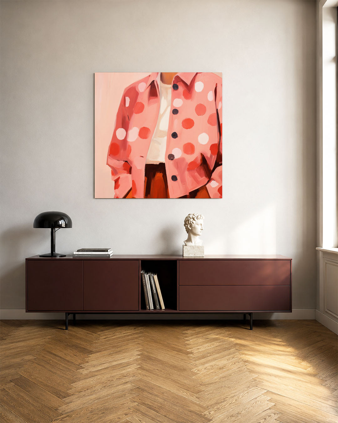 Vrolijke kleurvlakken Kunstwerk
