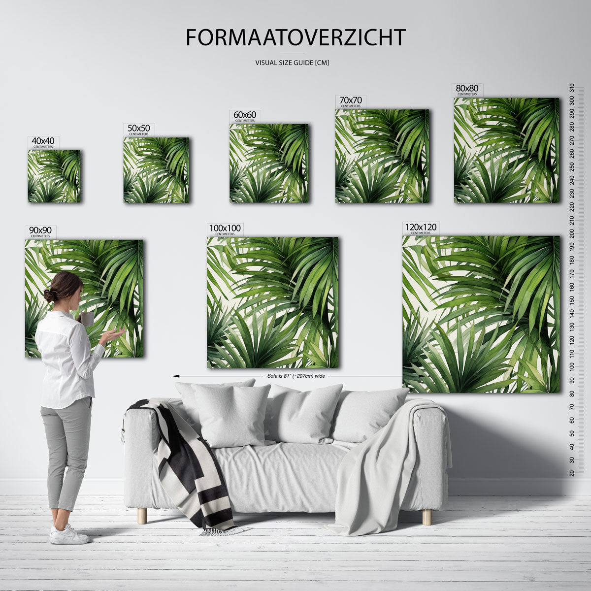 Groene bladeren Poster