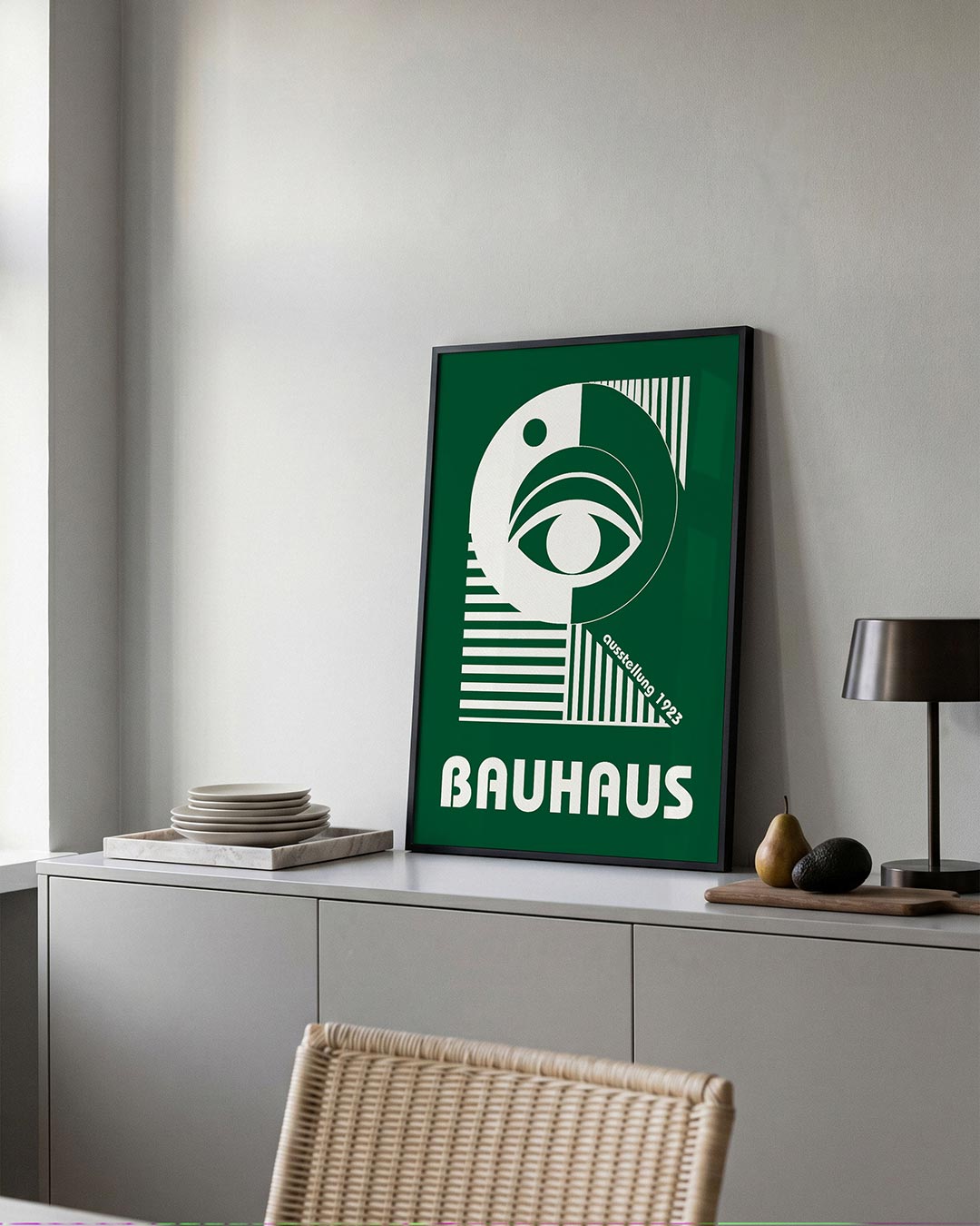 Oog en lijnen Poster