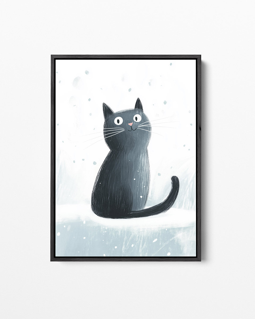 Speelse kat illustratie Kunstwerk