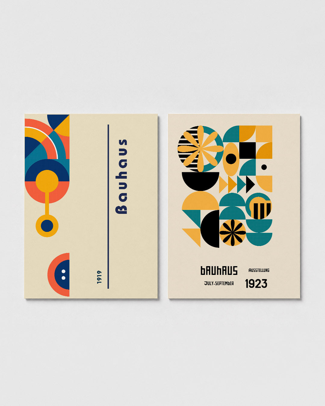 Vorm en kleurenspel Posterset