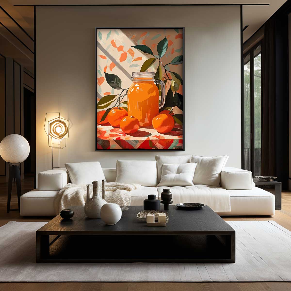 Zomers Ochtendlicht Schilderij Kunstwerk-canvas-dibond-plexiglas-wanddecoratie-WallArtistic
