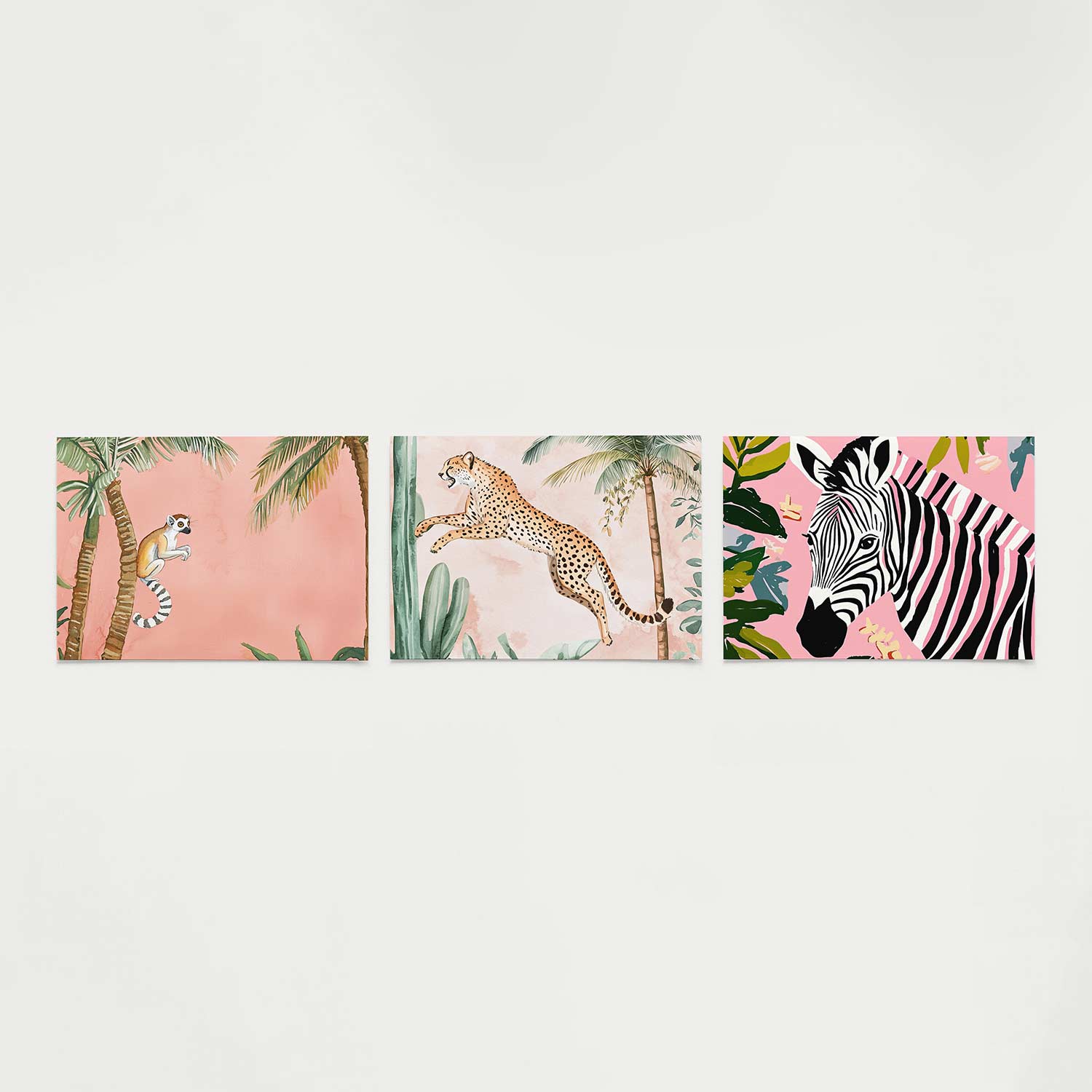 Tropische dierenwereld Posterset