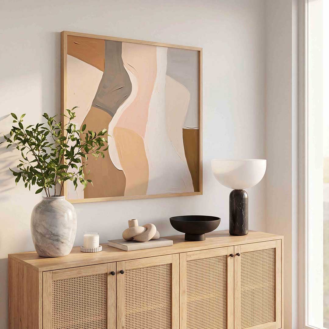 Abstracte vormen Poster