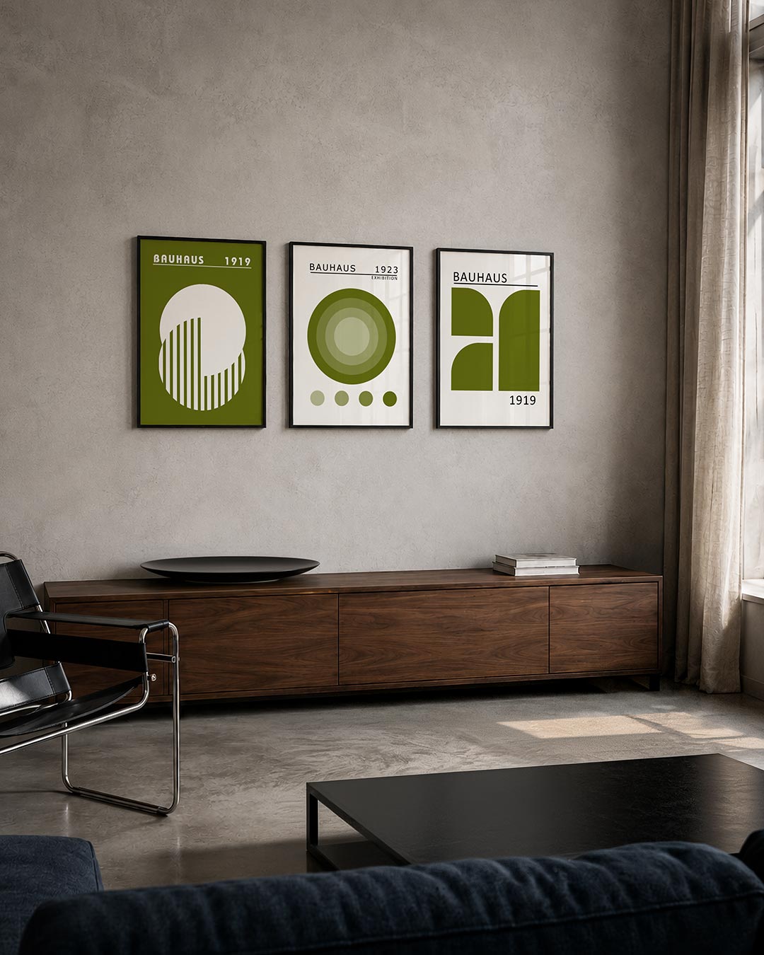 Cirkel en strepen Posterset