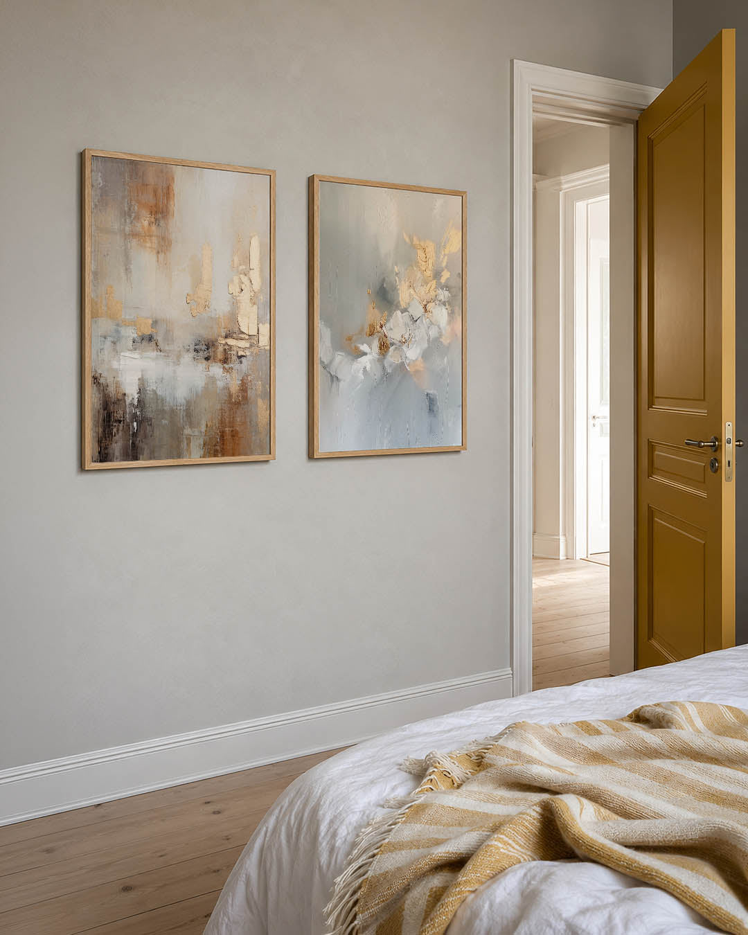 Textuur en gloed Posterset