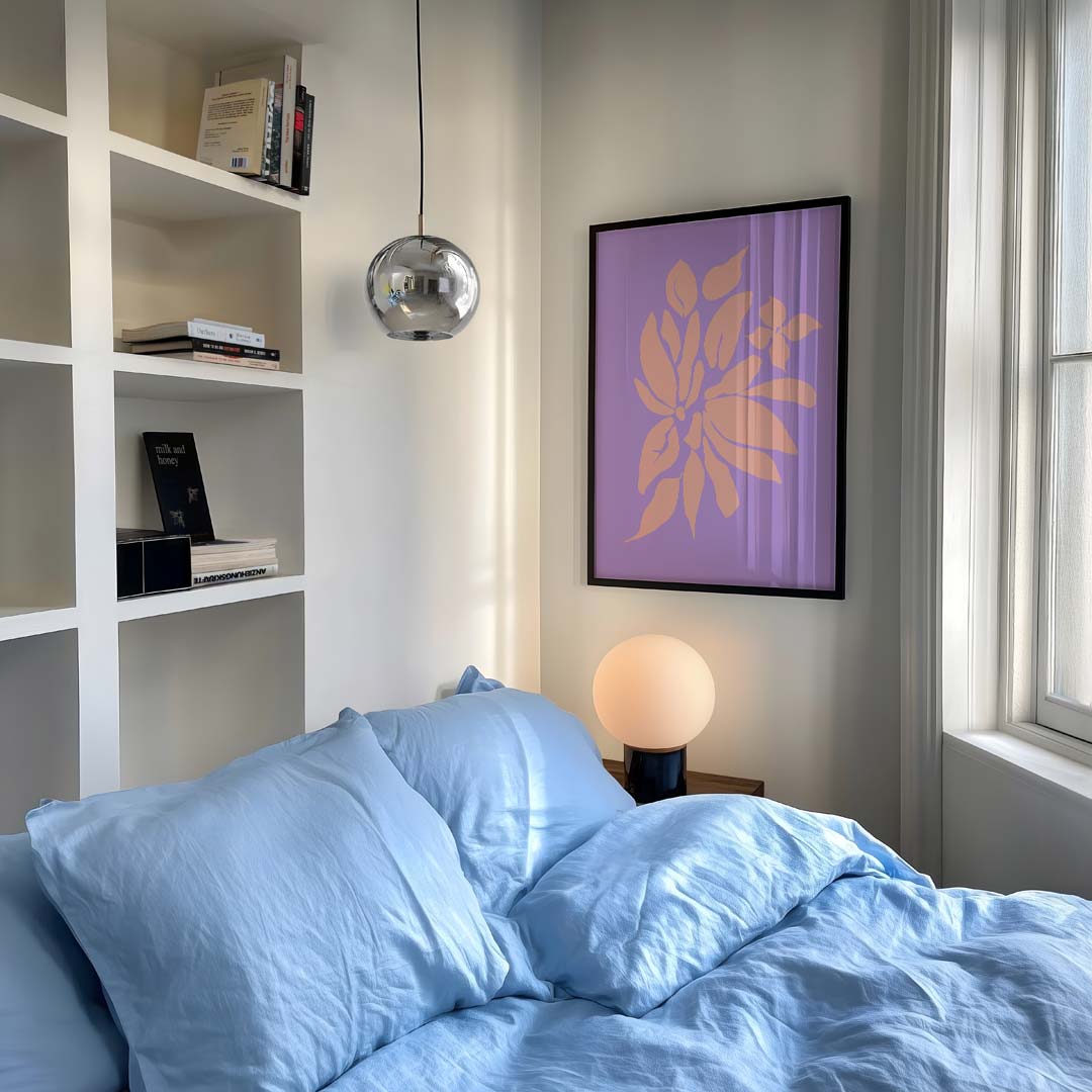 Bloemenpracht in Pastel Poster-WallArtistic