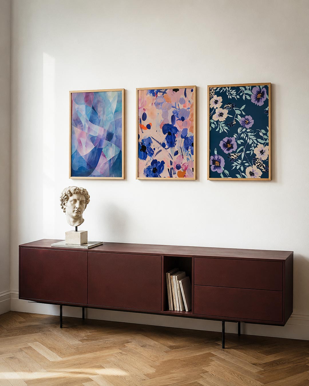 Kleurvlakken harmonie Posterset