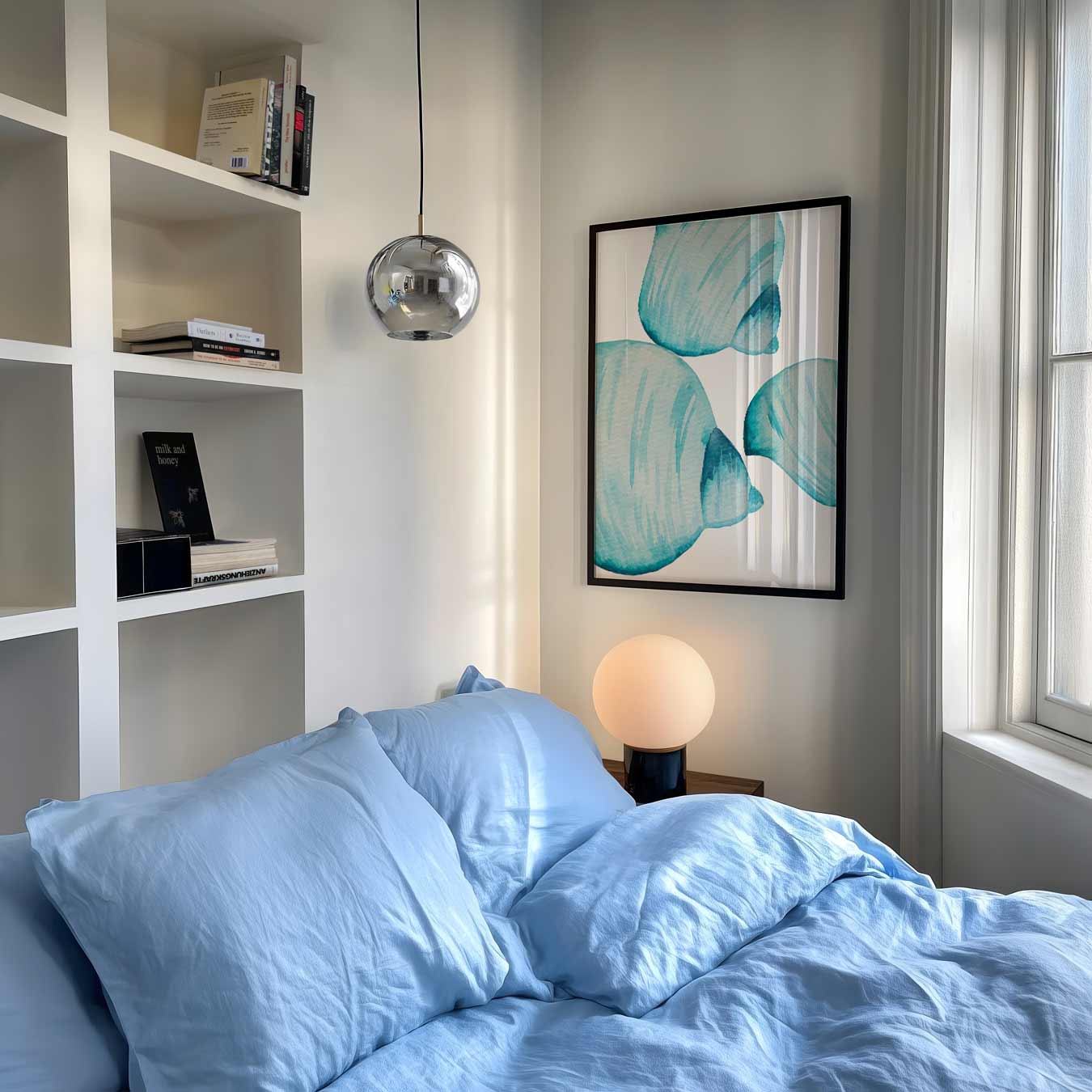 Abstracte Schelpen Poster-WallArtistic