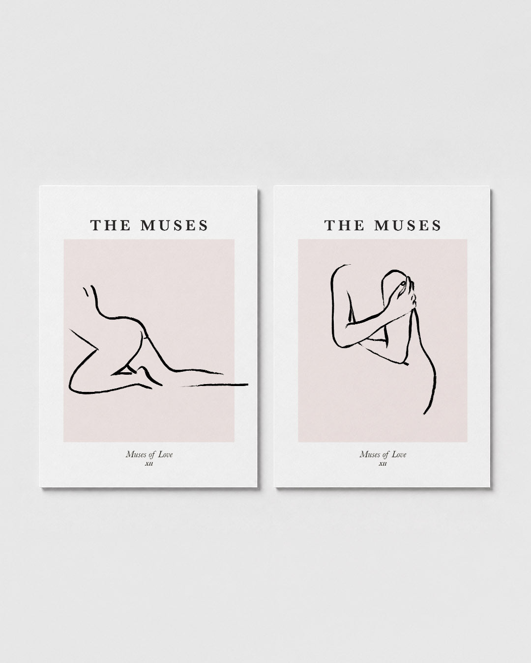 Lijnenspel en vormen Posterset